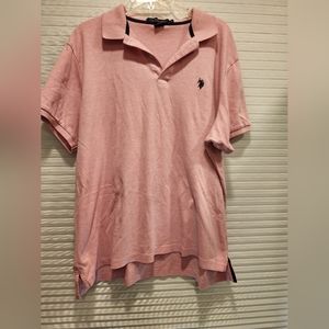 Men's US Polo Assn. Pink Polo Shirt